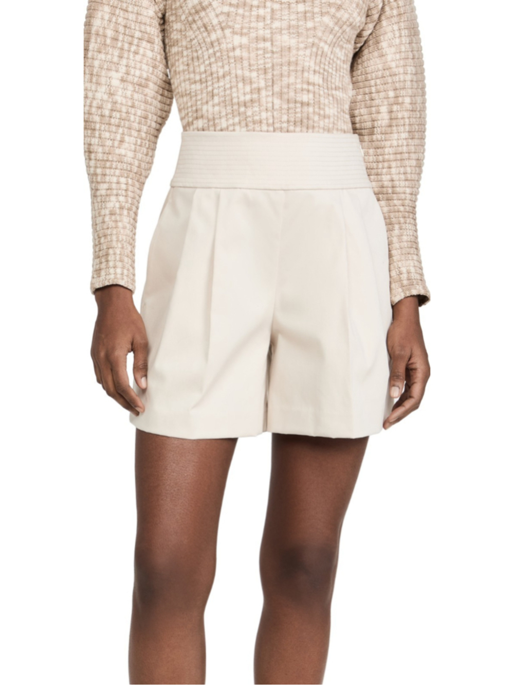 NWT Rebecca Taylor Trench Shorts Sz 12 Beige Preppy Designer Office